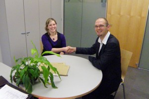 Martin Jakob mit Marita Fritz